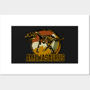 Ameliasaurus Amelia Dinosaur T-Rex Posters and Art